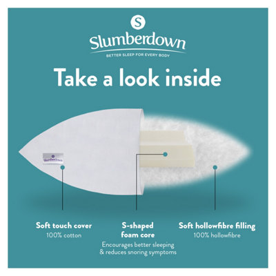 Anti snore shop pillow slumberdown