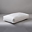 Slumberdown Box Edge Pillow 1 Pack Firm Support Side Sleeper Pillow for Neck and Shoulder Pain Relief 100% Soft Cotton 38x64cm