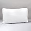Slumberdown Box Edge Pillow 2 Pack Firm Support Side Sleeper Pillow for Neck and Shoulder Pain Relief 100% Soft Cotton 38x64cm