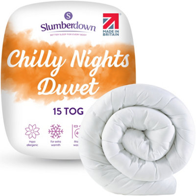 Slumberdown Chilly Nights King 15 Tog Extra Warm Winter Duvet