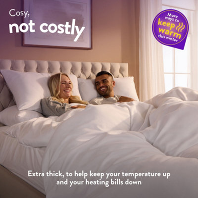 Slumberdown Chilly Nights King 15 Tog Extra Warm Winter Duvet