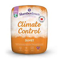 Slumberdown Climate Control Single Duvet 10.5 Tog All Year Round Temperature Regulating Quilt Summer & Winter Machine Washable