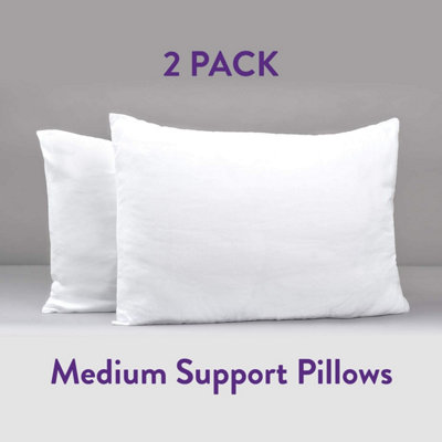 Slumberdown Climate Control Single Duvet 10.5 Tog Temperature Regulating Mediumweight Summer Quilt 2 Medium Pillows Washable