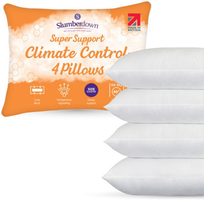 Slumberdown Climate Control Super Support 4 Pack Pillows
