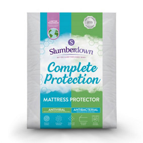 Slumberdown Complete Protection Anti Viral Mattress Protector, Double
