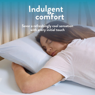 Slumberdown Cool Sleep Ultracool Nylon Summer Pillowcase, 2 Pack
