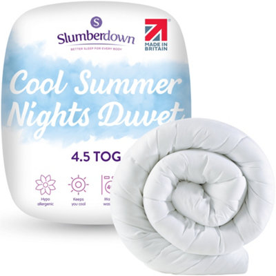 Slumberdown Cool Summer Nights Double  4.5 Tog Duvet