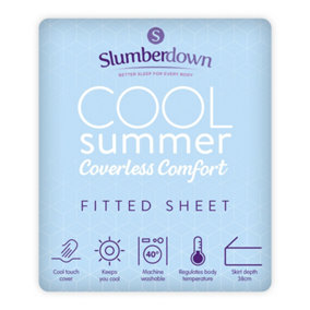 Slumberdown Cool Summer PCM Fitted Bedsheet