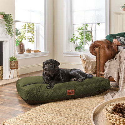 Slumberdown Dog Bed X Large Washable Raised Anti Anxiety Dog Bed