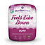 Slumberdown Feels Like Down Single Duvet 13.5 Tog Quilt Ideal for Winter Machine Washable 135x200cm