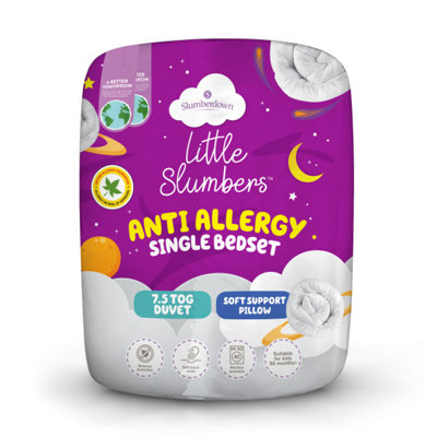 Slumberdown Kids Anti Allergy Bedset, 7.5 Tog, Single