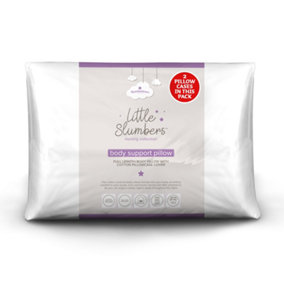 Slumberdown Little Slumbers Body Support Pillow, Medium Support, 2 Pack