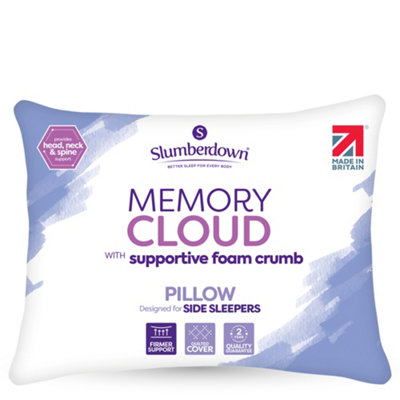 Slumberdown Memory Cloud Pillow, Firm Support, 1 Pack