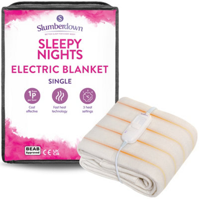 Slumberdown warm hugs online electric blanket