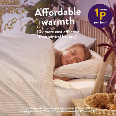 Slumberdown wonderfully warm discount electric blanket instructions
