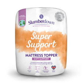 Slumberdown Super Support 4cm Soft Touch Cover Mattress Topper, King