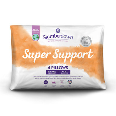 Slumberdown Super Support Firm Support Pillow 4 Pack