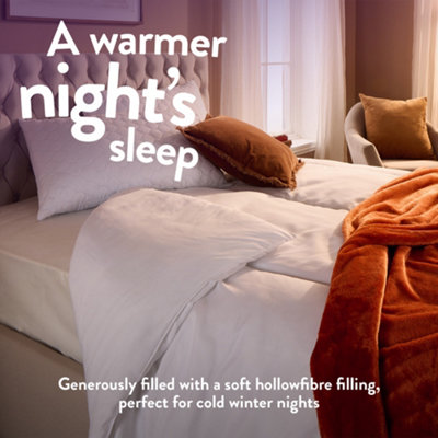 Slumberdown Super Warm Duvet, 13.5 Tog, King