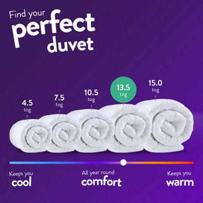 Slumberdown Super Warm Duvet, 13.5 Tog, King