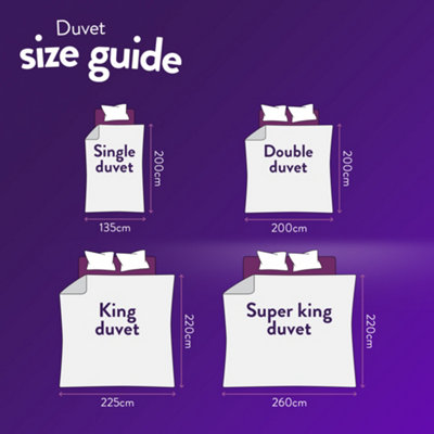 Slumberdown Super Warm Duvet, 13.5 Tog, King