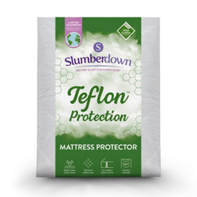 Slumberdown Teflon Mattress Protector, Double