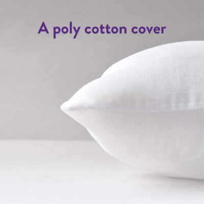 Slumberdown V Shape Pregnancy Pillow 2 Pack - Medium Support with 2 Pillowcase Orthopaedic 35x84cm