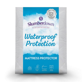 Slumberdown Waterproof Mattress Protector, Double