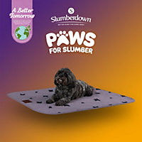 Slumberdown Waterproof Pet Mat, Grey, 2 Pack