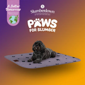 Slumberdown Waterproof Pet Mat, Grey, 2 Pack
