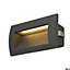 SLV Downunder Out LED Medium, Anthracite, Outdoor Wall Light, Recessed, Warm White LED