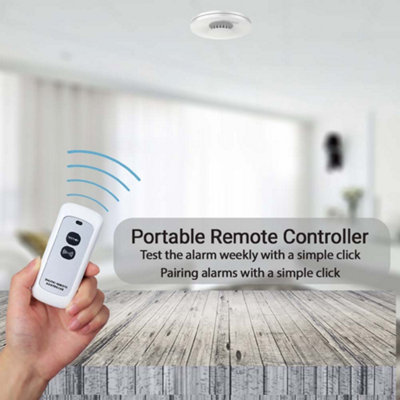 SM-22RCI Wireless Remote Control for SM Series Alarm Testing and Hush