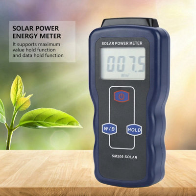 SM206 Digital Solar Power Meter for Measuring Sunlight Radiation