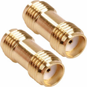 SMA Female to Socket Coupler Adapter Connector Antenna Router Gender Changer