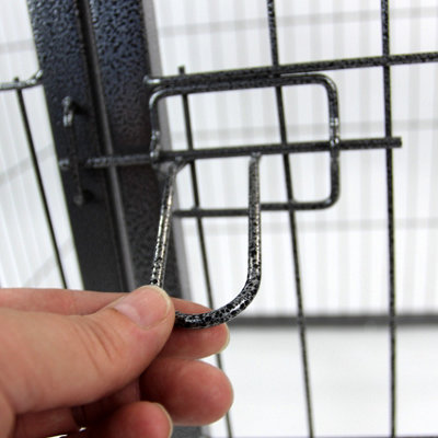 Small 4 Panel Heavy Duty Pet Playpen Cage - 4