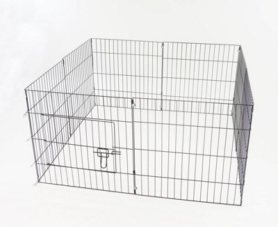 Small 8 Panel Pet Playpen Cage - 5