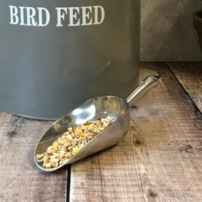 Small Aluminium Potting, Pet Food and Bird Seed Scoop