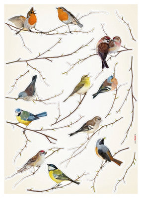 Small Birds Vogerl Self-Adhesive Wall Stickers