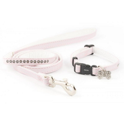 Small Bite Collar & Lead Set Deluxe Jewel Pink (Pack of 3) Price Comparisons | Compare The Build