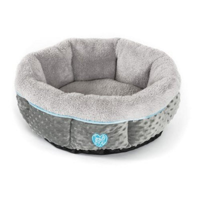Small Bite Donut Blue Pet Sofa Bed Dog Bed 50cm DIY at B&Q