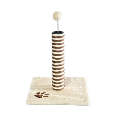 Small Cat Scratching Post with a Ball on a Spring 40cm Price Comparisons | Compare The Build