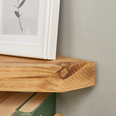 Rustic corner shelf hotsell