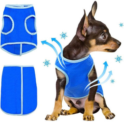 Small Dog Cooling Vest Pet Coat Jacket Breathable Instant Cooling