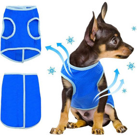 Small Dog Cooling Vest Pet Coat Jacket Breathable Instant Cooling