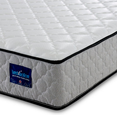 SMALL DOUBLE (4FT) Diamond Memory Foam Spring Mattress