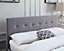 Small Double Ottoman Storage Bed Frame Grey