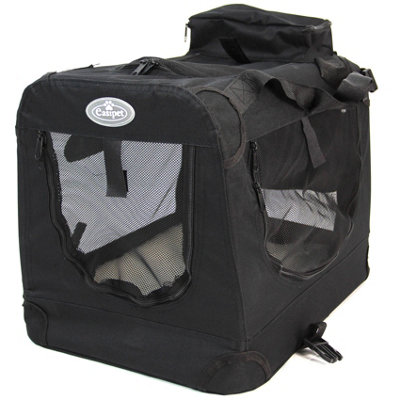 Small Fabric Pet Travel Carrier Black