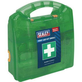 Small First Aid Kit - Durable Composite Case - Medical Emergency - BS8599-1