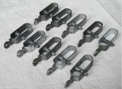 Small Galvanised Fence Wire Tensioners X10 (Fencing Radisseurs Steel Ratchet Strainers)