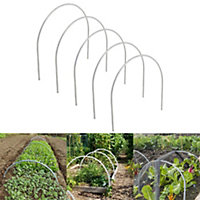 Small Galvanized Pipe Garden Grow Tunnel Hoop Greenhouse Hoop with 5 Clips