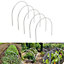 Small Galvanized Pipe Garden Grow Tunnel Hoop Greenhouse Hoop with 5 Clips